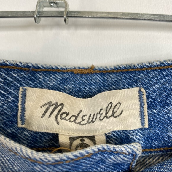 Madewell Size 33 "The Perfect Jean Short" Distressed Denim Shorts Bottoms - Picture 3 of 4